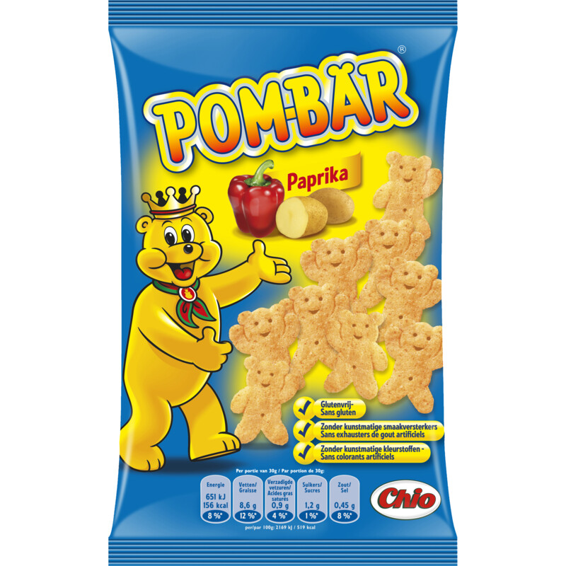 Een afbeelding van Chio Pom-bär paprika