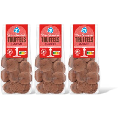 pdp-image-AH Pure chocolade truffels slagroom 3-pack