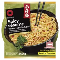 Obento Spicy sesame ramen noodle bowl