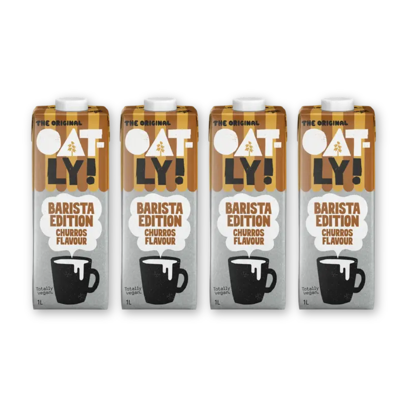 Oatly! Barista edition churros flavour 4-pack
