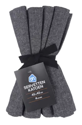 pdp-image-AH Textiel servetten antraciet