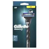Gillette Mach3 handle + 3 scheermesjes