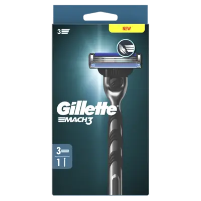 pdp-image-Gillette Mach3 handle + 3 scheermesjes