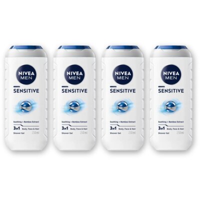 pdp-image-NIVEA Men sensitive douchegel 3-in-1 4-pack