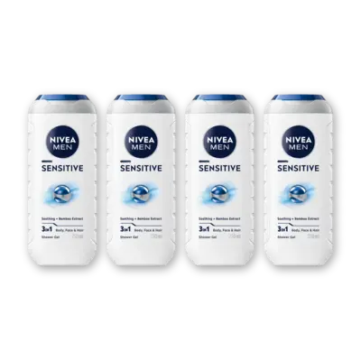 pdp-image-NIVEA Men sensitive douchegel 3-in-1 4-pack