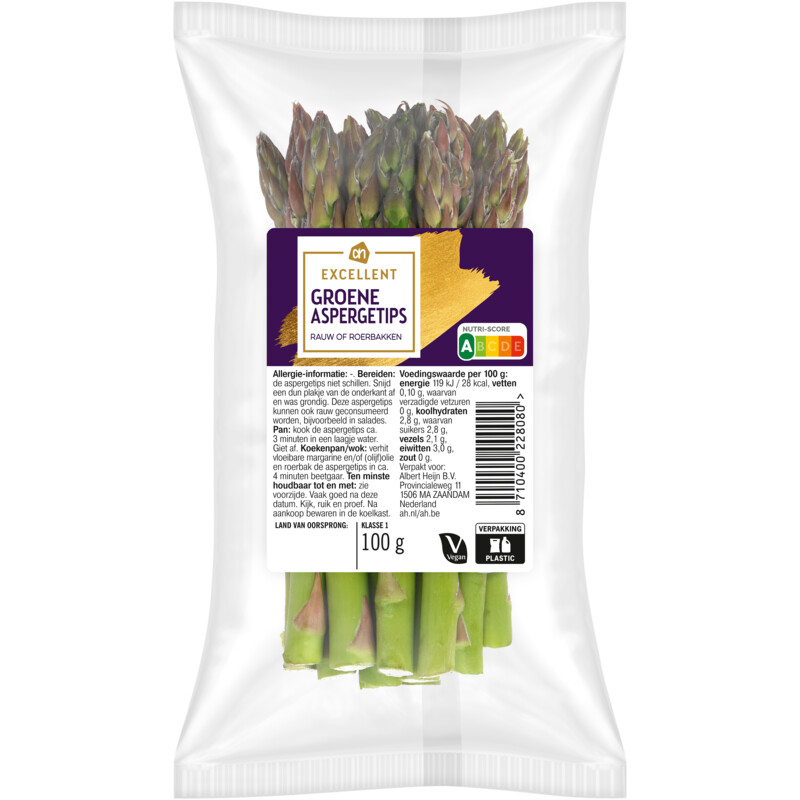 Een afbeelding van AH Excellent Groene aspergetips