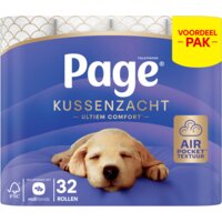 Page Kussenzacht toiletpapier