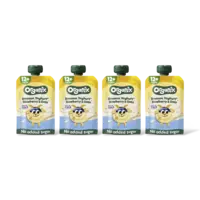 Organix Nutri fiber banana/yoghurt/oats 12m+ 4pk