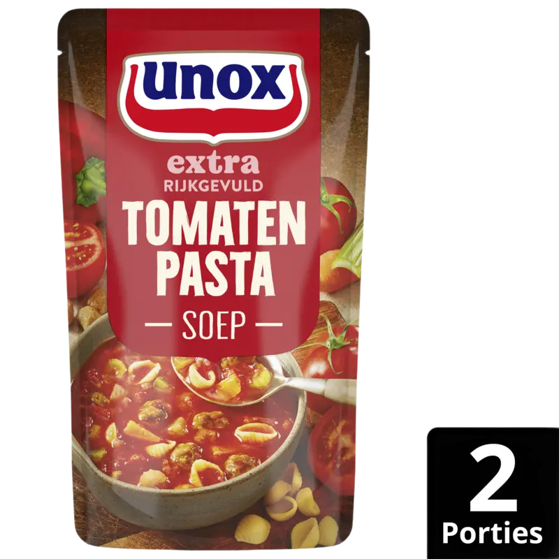 Unox Tomaten pasta soep