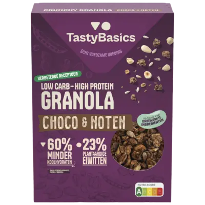 pdp-image-TastyBasics Low carb-high protein granola choco