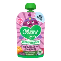 Olvarit Knijpfruit rode biet paarse wortel 12m+