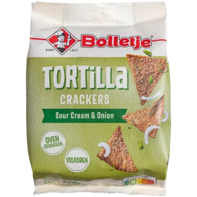 Tortilla Crackers Sour Cream & Onion - 6223