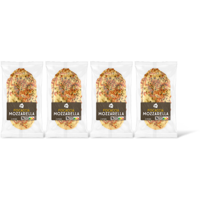 AH Focaccia mozzarella 4-pack