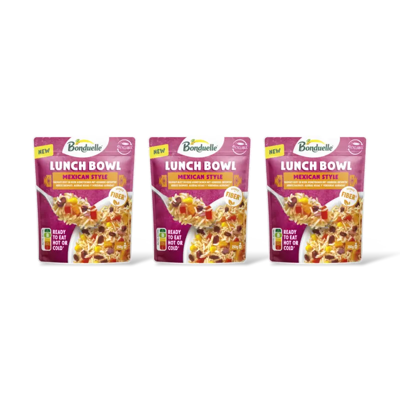 Bonduelle Lunch bowl Mexican style 3-pack