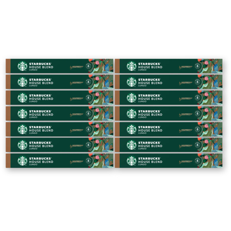 Starbucks Nespresso house blend lungo caps 14-pack