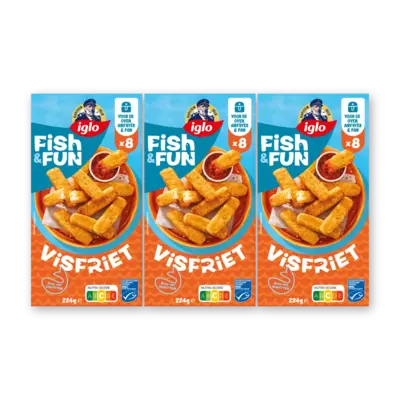pdp-image-Iglo Fish&fun visfriet 3-pack