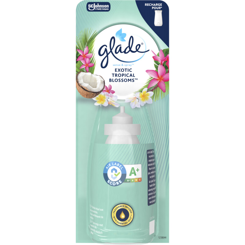 Een afbeelding van Glade Sense & spray exotic blossoms navulling