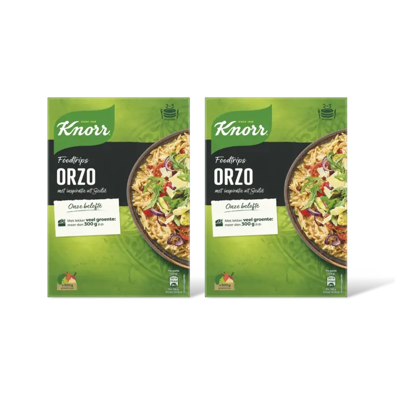 Knorr Foodtrips orzo 2-pack