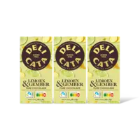 Delicata Reep puur gember limoen 3-pack