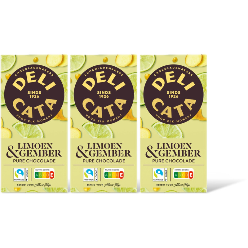 Delicata Reep puur gember limoen 3-pack