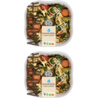 Een afbeelding van AH Airfryermaaltijd gehaktballetjes 2-pack