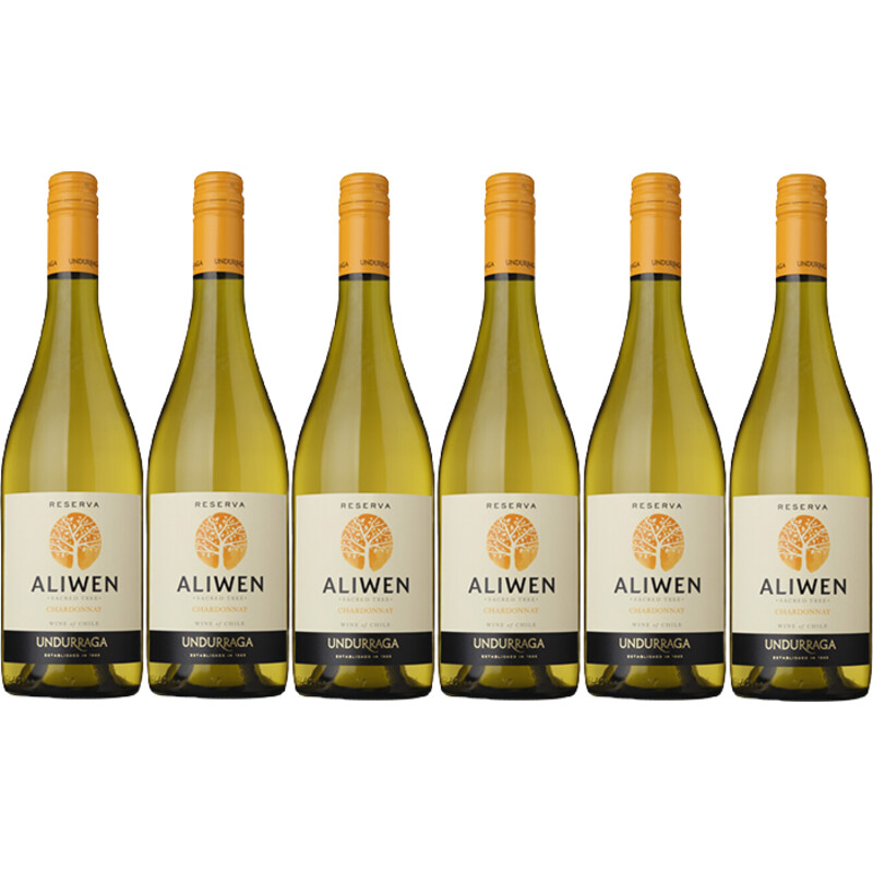 Een afbeelding van Aliwen Chardonnay reserva 6 flessen