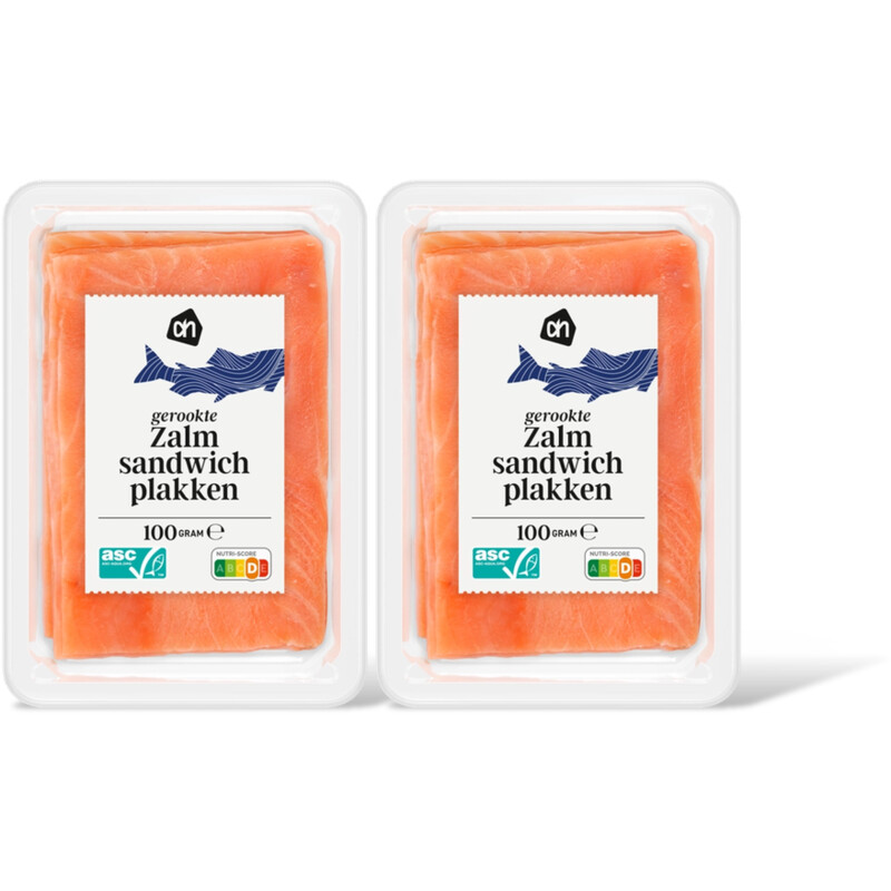 AH Sandwich zalmplakken 2-pack