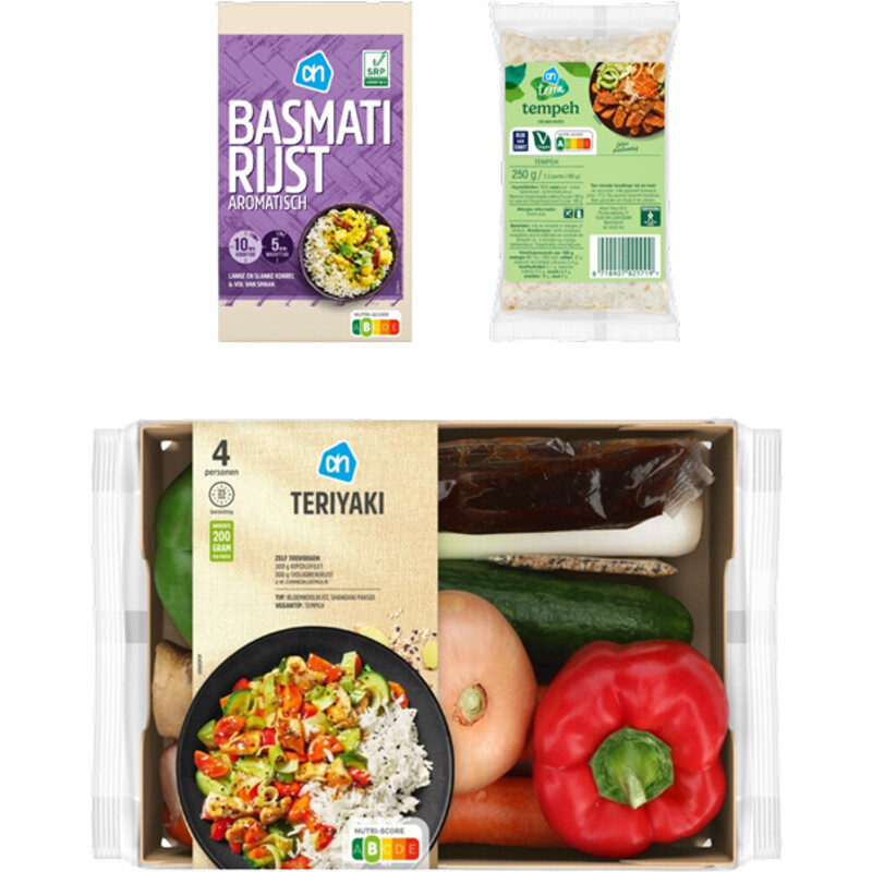 Een afbeelding van AH Vega Japanse Teriyaki Verspakket