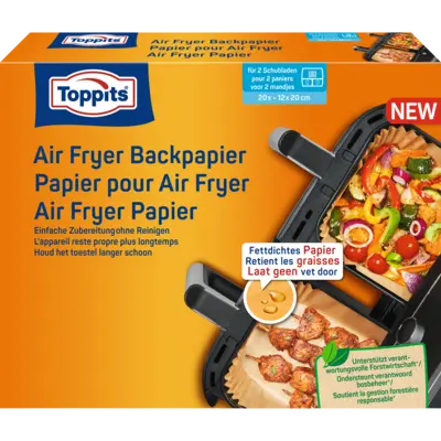 pdp-image-Toppits Air fryer bakpapier 12x20cm