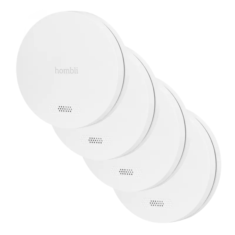 Hombli Smoke detector white 4 stuks