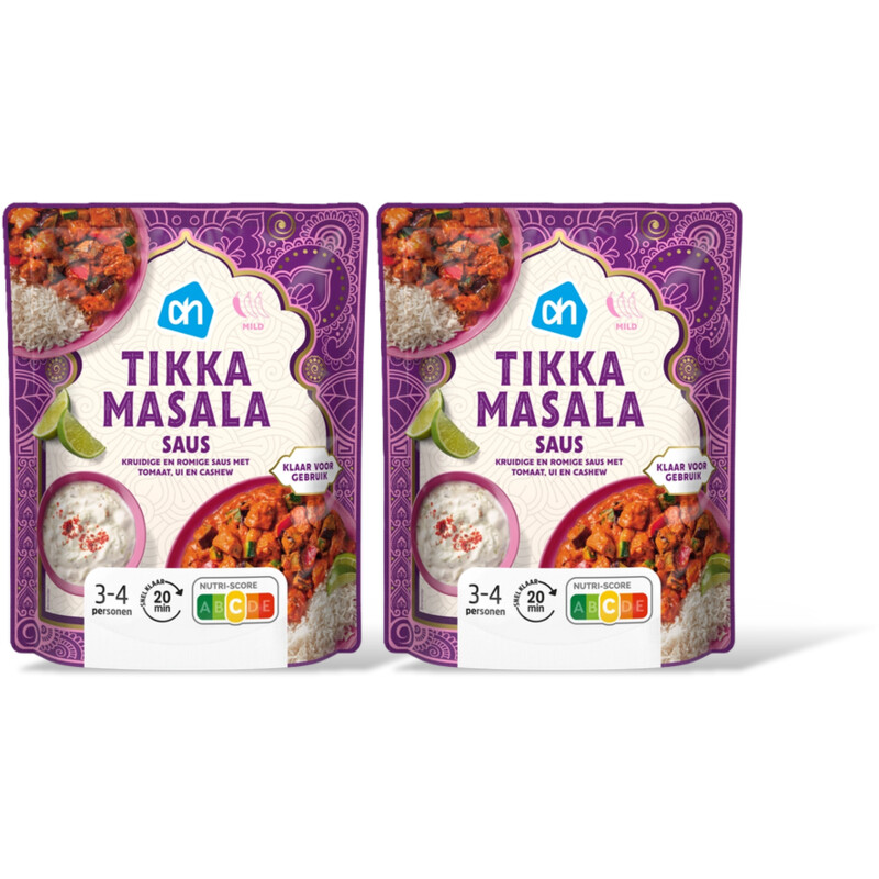 AH Tikka masala saus 2-pack