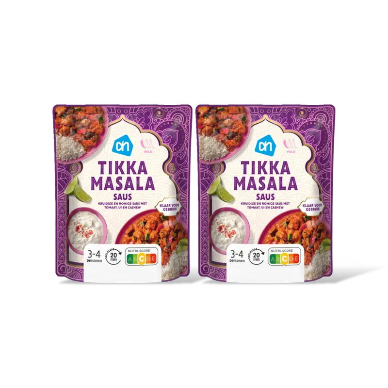 AH Tikka masala saus 2-pack