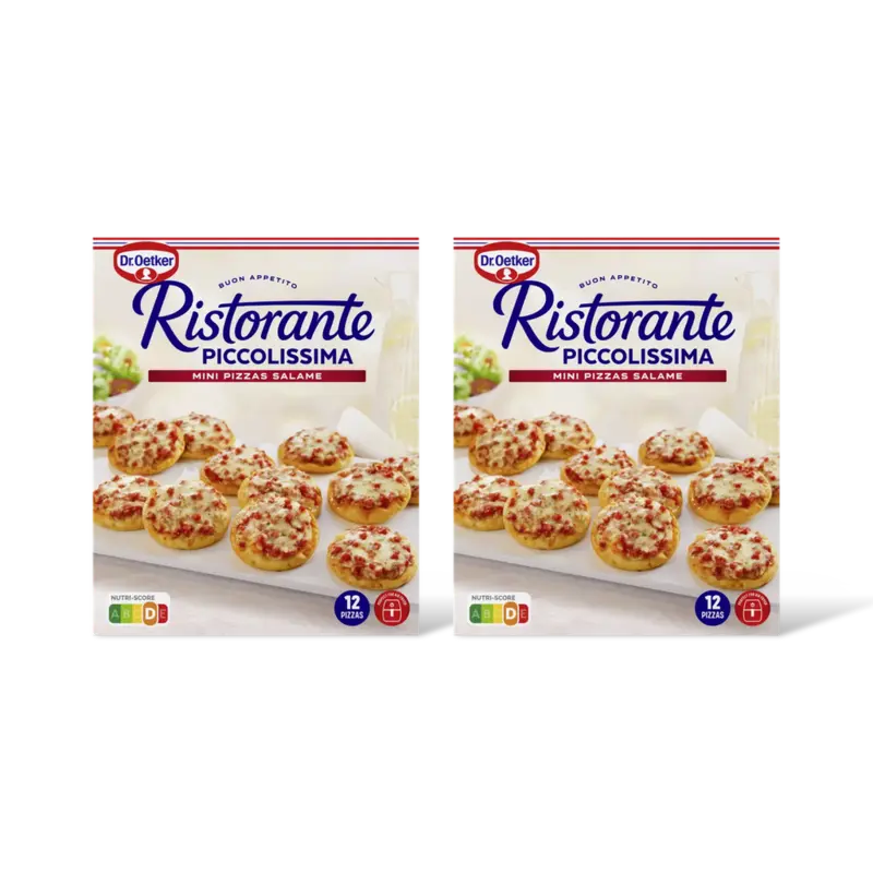 Dr. Oetker Ristorante piccolissima salame 2-pack