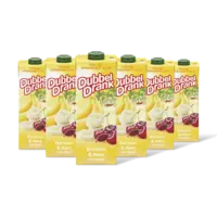DubbelDrank Banaan & kers 6-pacak
