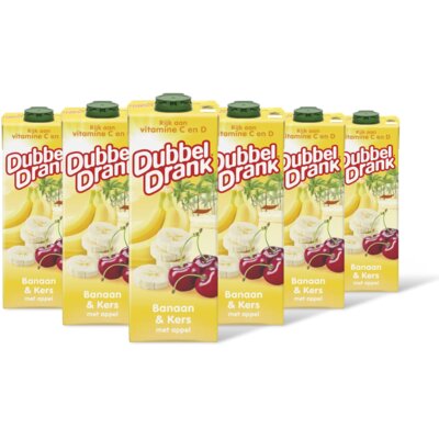 pdp-image-DubbelDrank Banaan & kers 6-pacak
