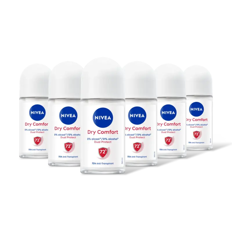 NIVEA Dry comfort anti transpirant rol 6pck