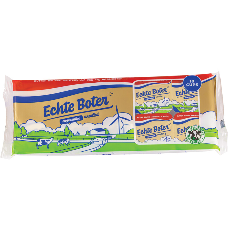 Een afbeelding van Echte Boter Cupjesverpakking ongezouten