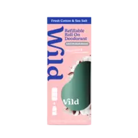Wild Fresh cotton & sea salt roll deodorant