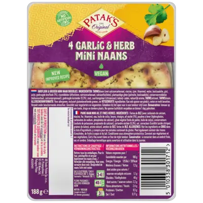 pdp-image-Patak's Mini naan garlic & coriander