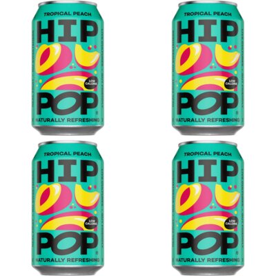 pdp-image-Hip Pop Living soda tropical peach 4-pack