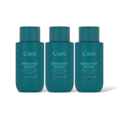 pdp-image-Care Bergamot boost shower gel for men 3-pack