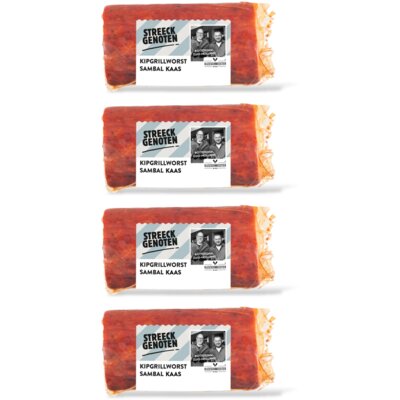pdp-image-Streeckgenoten Kipgrillworst sambal 4-pack