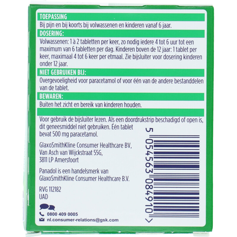 Een afbeelding van Panadol Filmomhulde tabletten