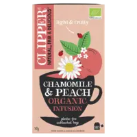 Clipper Chamomile peach organic infusion