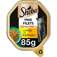 Sheba Mini filets n saus kip & kalkoen