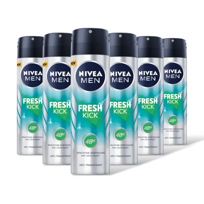 NIVEA Men fresh kick deodorant 6-pack