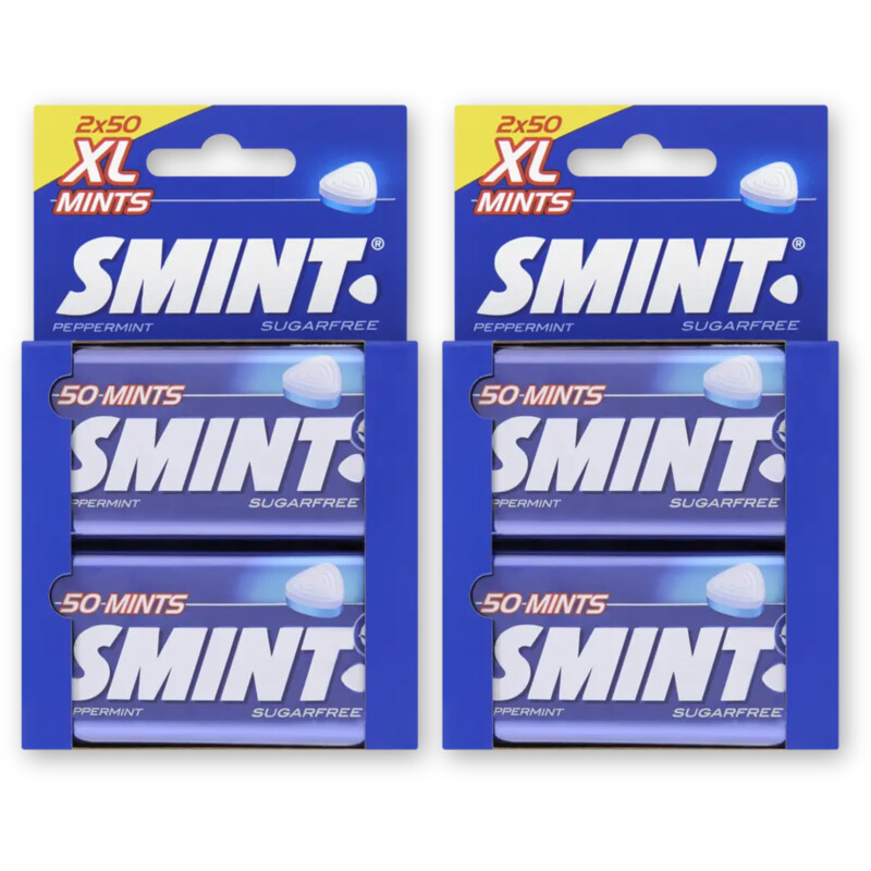 Smint Peppermint XL mints sugarfree 4-pack