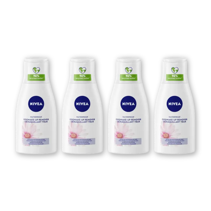 NIVEA Waterproof oogmake-up remover 4-pack