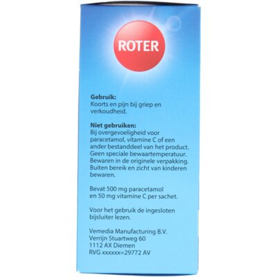 pdp-image-Roter Paracetamol 500mg bij koorts en pijn