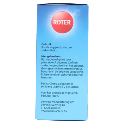 pdp-image-Roter Paracetamol 500mg bij koorts en pijn